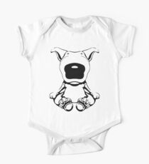 English Bull Terrier Sit Design One Piece - Short Sleeve