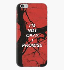 I'm not okay I promise MCR {SAD LYRICS} iPhone Case