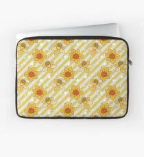 Daffodils Striped Pattern Laptop Sleeve