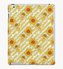 Daffodils Striped Pattern iPad Case/Skin
