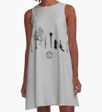 Critical Role - Character Symbols A-Line Dress