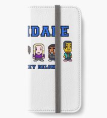 8-bit Greendale is Where They Belong (College Text) iPhone Wallet/Case/Skin