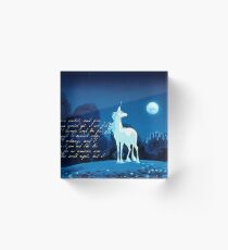 The Last Unicorn 2.0 Acrylic Block