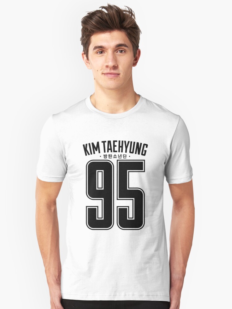 "BTS V KIM TAEHYUNG 95" Unisex TShirt by whatamistry