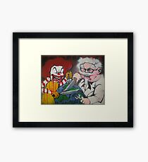 Ronald vs Colonel Framed Print
