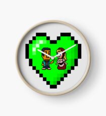 Love in 8-bit: Abed and Hilda (style B) Clock