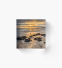 Mountcharles Sunset Acrylic Block