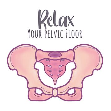 Relax your Pelvic Floor | Throw Pillow