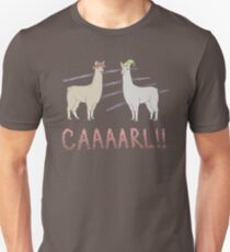 Llamas with Hats - Carl! Unisex T-Shirt