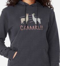 Llamas with Hats - Carl! Lightweight Hoodie