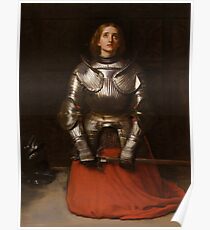 Jeanne d'Arc - John Everett Millais - 1865 Poster