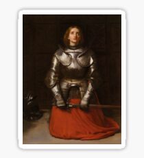 Joan of Arc - John Everett Millais - 1865 Sticker
