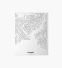 Istanbul Minimalist Map Art Board