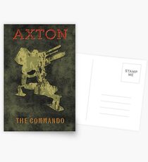 Axton Vintage Borderlands Graphic Postcards
