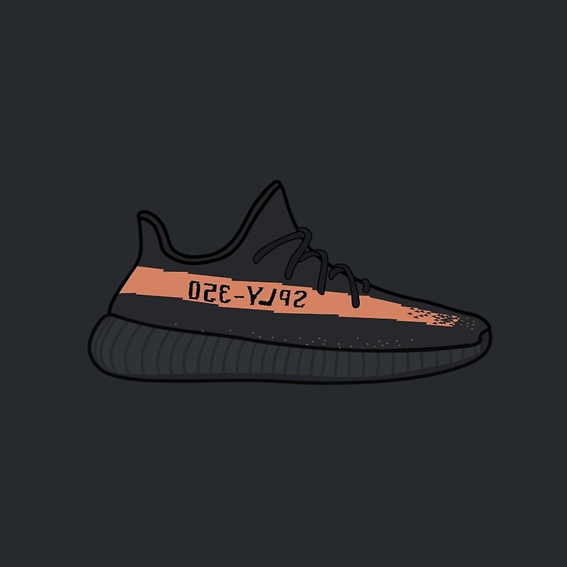Black / Red Adidas Yeezy Boost 350 v2 Releasing In Sizes For The