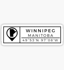 Winnipeg Manitoba Sticker