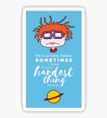 Das Leben ist hart Sticker