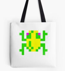 Frogger Pixel Frog Tote Shopping Bag