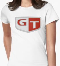 NISSAN スカイライン (NISSAN Skyline) GT Logo Tailliertes T-Shirt für Frauen