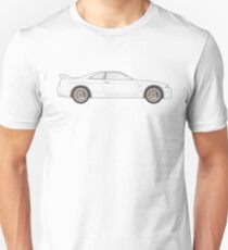Nissan Skyline R33 GT-R (side) Unisex T-Shirt