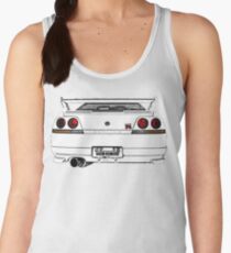 Nissan Skyline R33 GT-R (back) Tanktop für Frauen