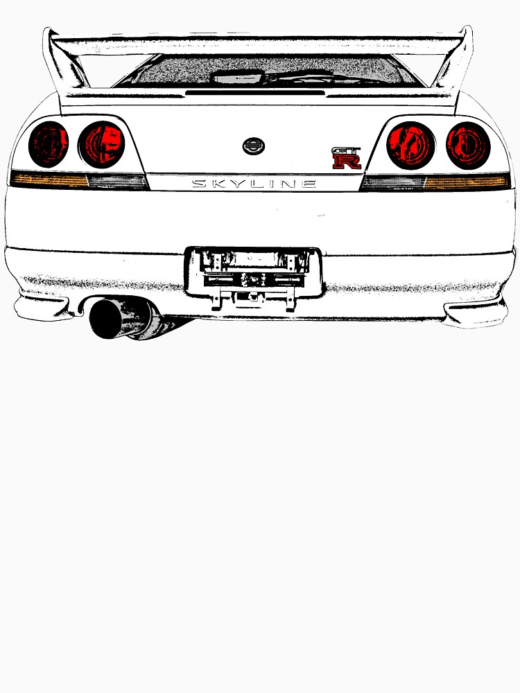 Nissan Skyline R33 GT-R (back) von officialgtrch
