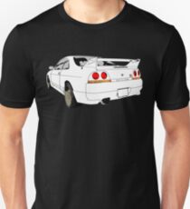 Nissan Skyline R33 GT-R (semi back) Unisex T-Shirt