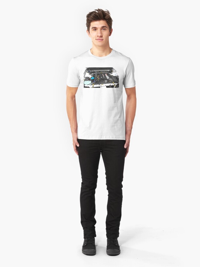 Alternative Ansicht von RB26DETT Slim Fit T-Shirt