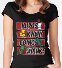 What Does the Tonberry Say? Women's Fitted Scoop T-Shirt