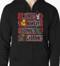 What Does the Tonberry Say? Zipped Hoodie