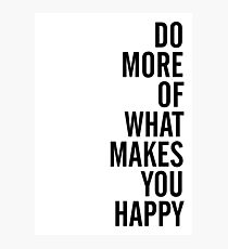 DO MORE Photographic Print