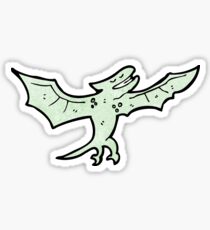 flying dinosaur cartoon Sticker