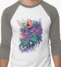 Purple Garden Men's Baseball ¾ T-Shirt