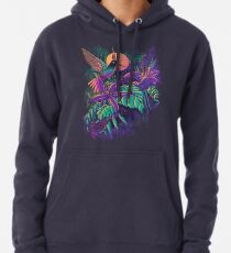 Purple Garden Pullover Hoodie
