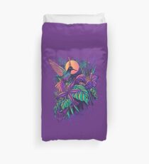 Purple Garden Duvet Cover
