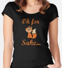 Camiseta entallada de cuello redondo Oh por Fox Sake ...