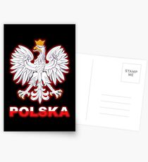 Polska - Polish Coat of Arms - White Eagle Postcards