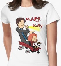 Mulder and Scully Women's Fitted T-Shirt