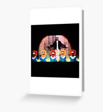 Chance der Rapper Grußkarte