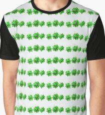 Blooming Hostas Graphic T-Shirt