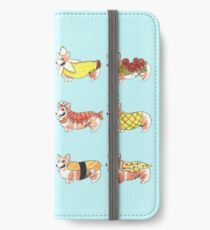 Lebensmittelkostüm Corgi 2 iPhone Flip-Case/Hülle/Klebefolie