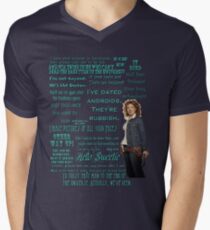 River Song Quotes Men's V-Neck T-Shirt