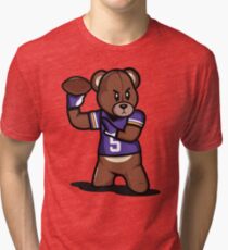 VICTRS - Teddy Football™ Tri-blend T-Shirt