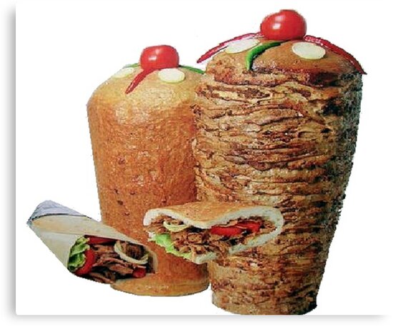 doner kebab canvas prints by meansmoothie redbubble