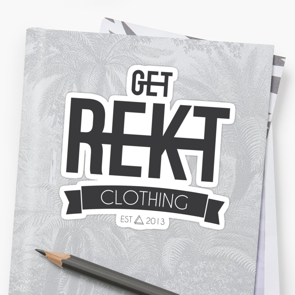 Git gud or get rekt Sticker