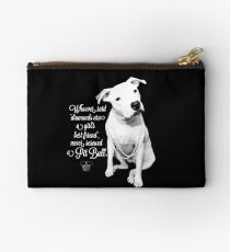 Girls Best Friend Rescued Pit Bull Studio Pouch
