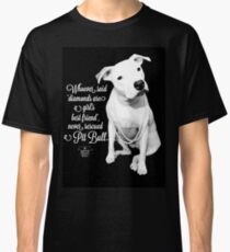 Girls Best Friend Rescued Pit Bull Classic T-Shirt