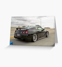 Tarjeta de felicitación Stance - Edición Nissan GTR 'AMS'