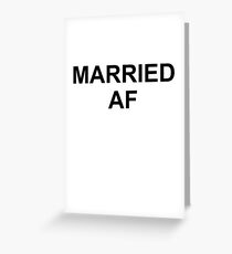 Tarjeta de felicitación Casado AF