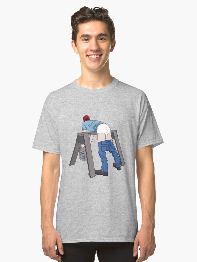 Alternate view of Bent Over Classic T-Shirt